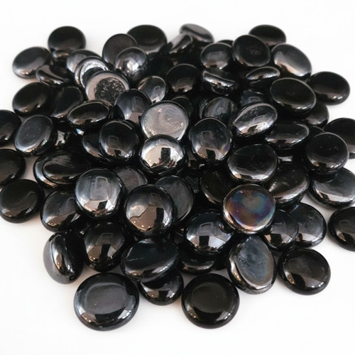 Glass pebbles for crafts - glass,