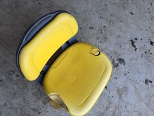 Genuine John Deere x305r Ride On Lawn Mower Seat cushion high back yellow 