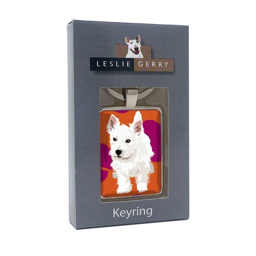 West highland terrier keyring - highland,