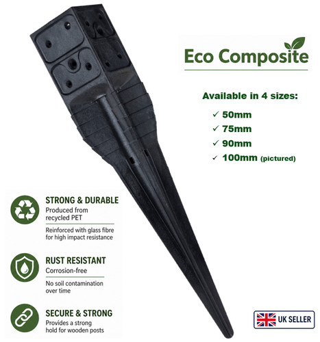 Eco composite drive fence - composite,