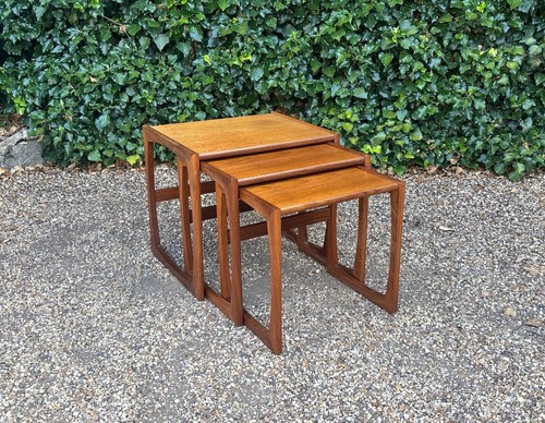Mid century teak nest - teak,