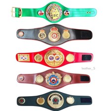Kids Mini Boxing Championship Belts – WBC, WBA, WBO, IBF, IBO Replica Title Belt