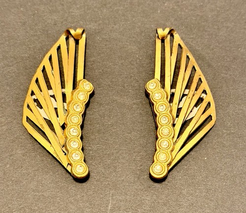 Stunning art deco gold tone - deco,