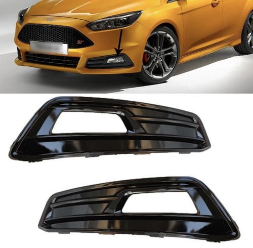 Gloss black front fog - front,