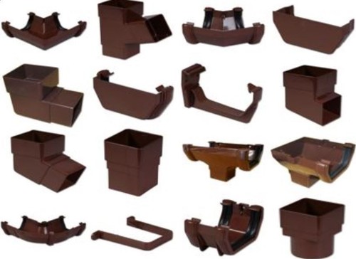 Floplast brown square - square, gutter