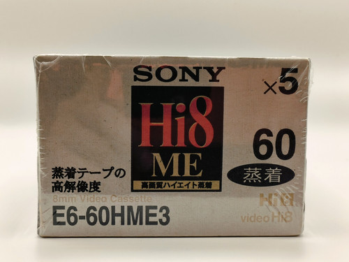 Sony hi8 e6 60hme3 - hi8, 60