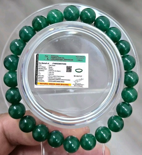 Natural green jade - jade, healing