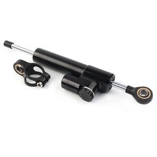 Racing Steering Damper Stabilizer Adjustable Balance Motorcycle Universal Black