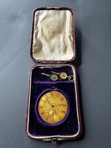 Antique gold dial key - gold,