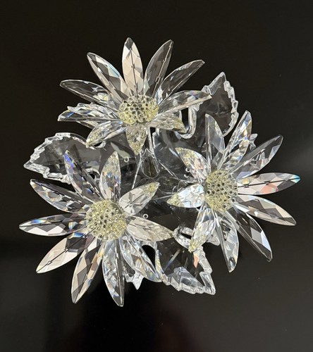 Swarovski crystal maxi flowers - crystal,