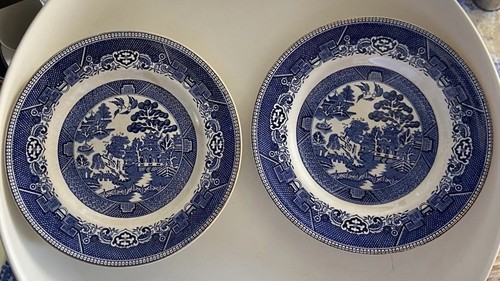 Rare blue willow - x, pattern