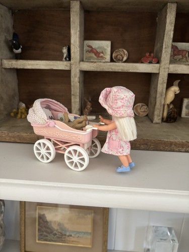 Vintage barbie pram with - vintage,