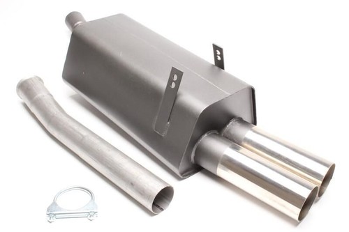 Sport exhaust 2x76mm round - sport,