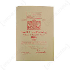 WW2 British Small Arms Training Pamphlet - Rifle 1942 WWII Repro
