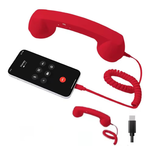 Retro telephone handset for - retro,