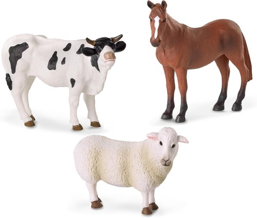 Durable farm animal toys set - farm,