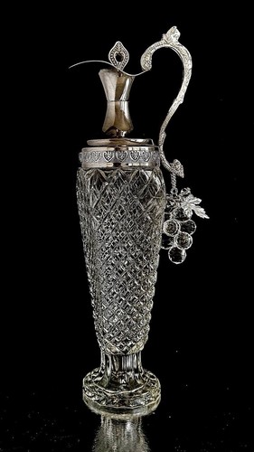 Italian crystal claret - italian, jug