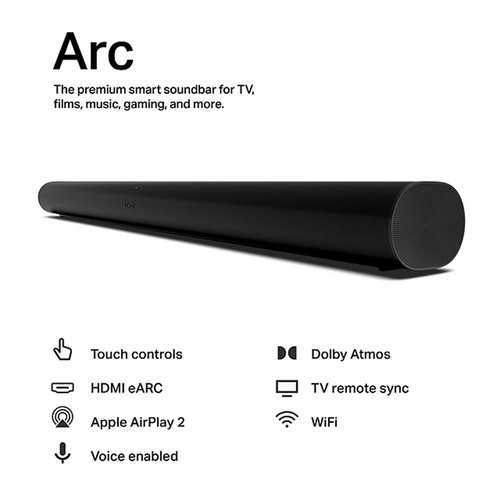Sonos arc soundbar dolby atmos - sonos,