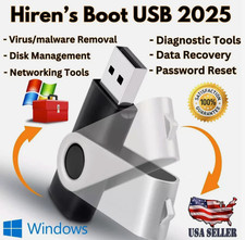 Hiren’s Boot USB 2025 With Recovery Tools Free Same Day Shipping USA