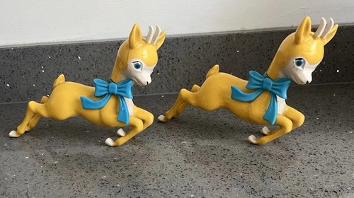 Vintage pair babycham deer - of,