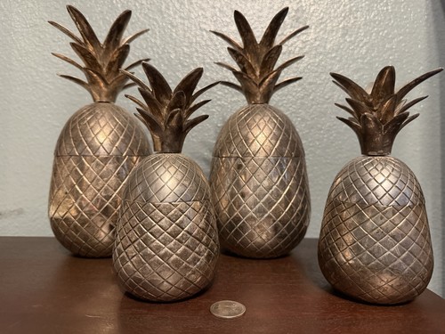 Antique silver plate pineapple - silver-plate,