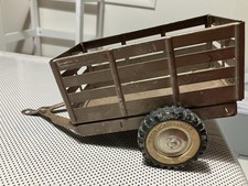 Vintage Tonka Toys Stake Trailer With Rear Gate- 1960’s Bronze Brown Color