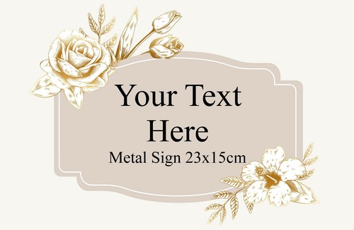 Personalised your text flower - personalised,