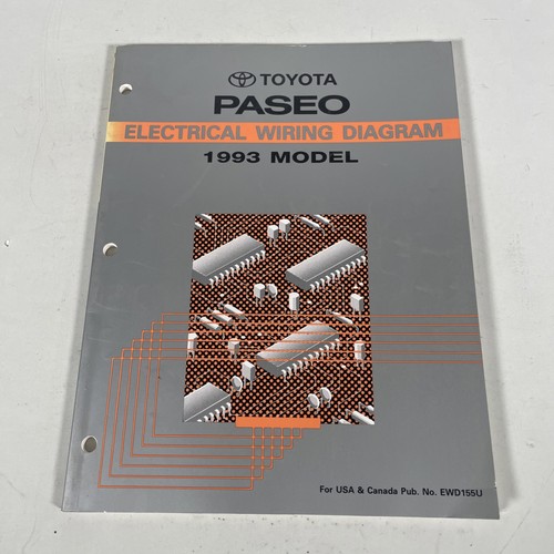 1993 model toyota paseo - model,