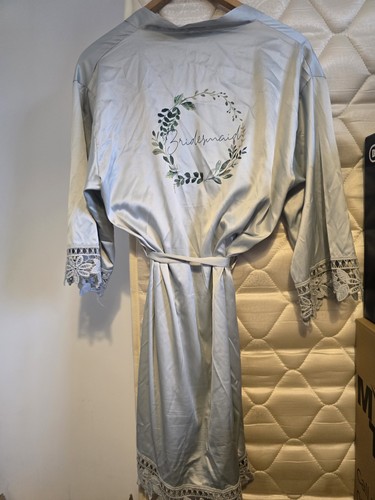 Bridesmaid satin robe one size - robe,