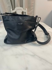 Matt & Nat Vegan Faux Leather Crossbody Purse Black Bag Everyday Casual