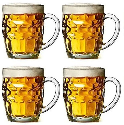 Dimpled beer tankard half - dimpled,