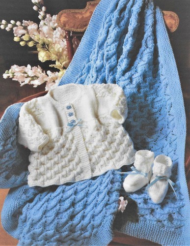 Baby knitting pattern - baby, shawl