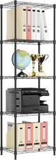 5 Tier Metal Wire Shelf Unit