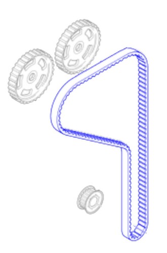 Timing belt fits mitsubishi - timing,