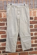 Mens Meyer Cotton Trousers Straight Chinos Size W36 L30 