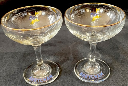 Vintage babycham glasses set - -,