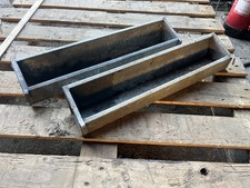 2x Vintage Galvanised Chicken