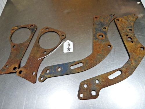 Triumph pre unit engine plates - engine,