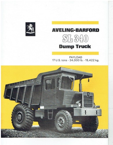 Aveling barford sl340 s - aveling, u.s