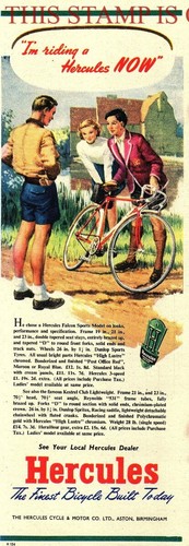 Original 1950 advert - original, hercules