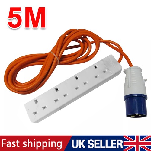 Camping extension lead - 5m,