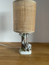 Vintage Ceramic Elephant Table