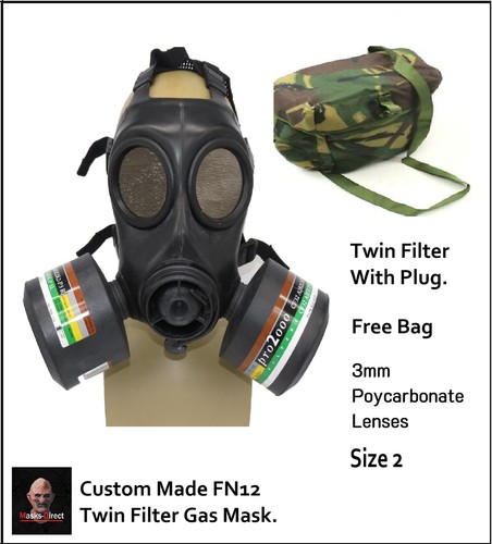 Fn12 gas mask twin filter - filter, 2