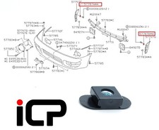 Genuine Front Bumper Bracket Slider Nut 757727100 Fits: Subaru Impreza 92-98 STi