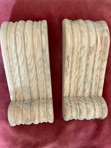 Wood fireplace corbels - wood,