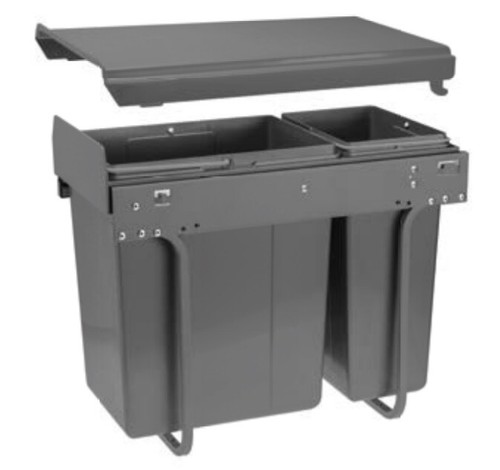 Kitchen pull out recycle waste - out,