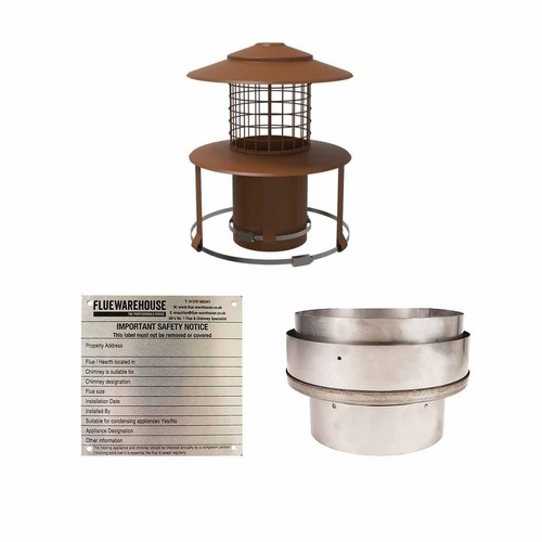 Flexible flue liner - liner, 5"