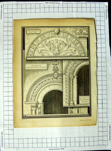 Original old antique print - original,