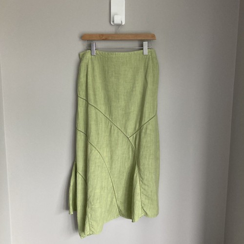 Oska linen skirt size - linen, womens