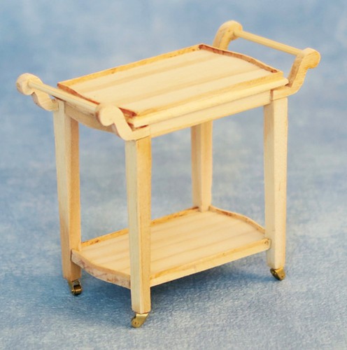 Dolls house serving trolley - house,